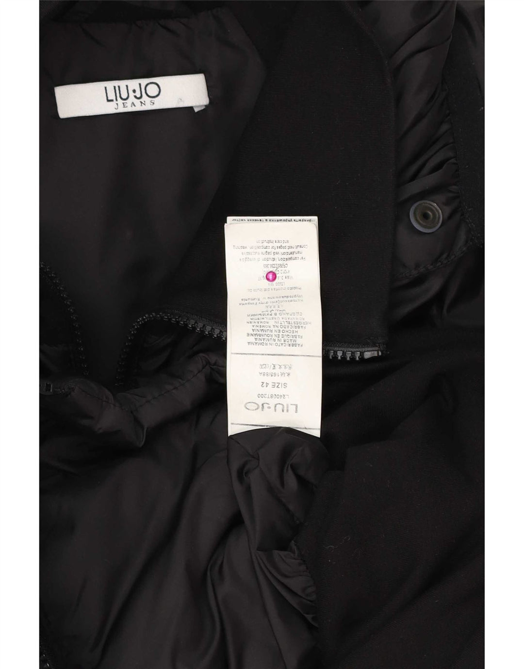 Chaqueta Acolchada Mujer Liu Jo IT 42 Mediana Negro Poliéster
