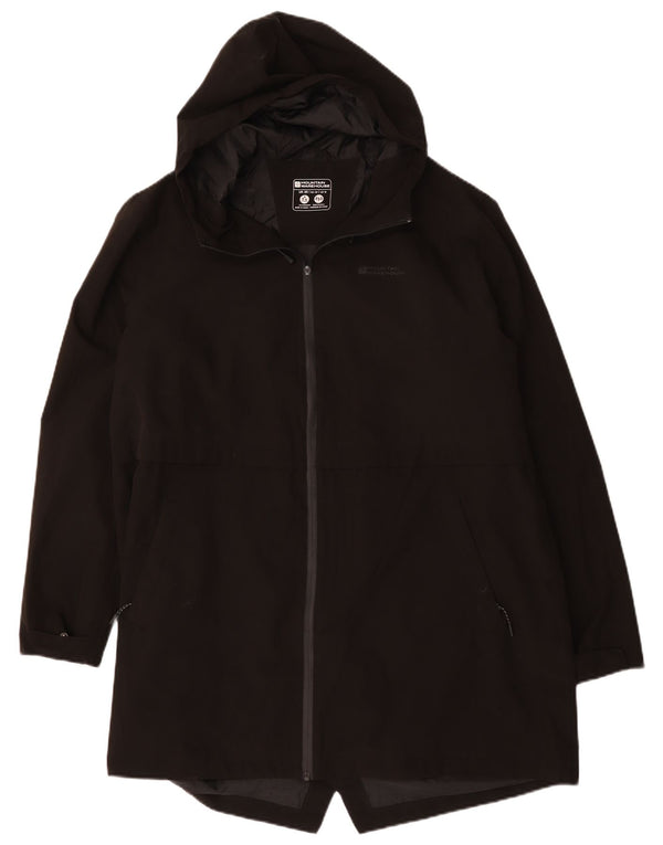 Chubasquero con capucha para mujer Mountain Warehouse ES 39 2XL Poliéster negro