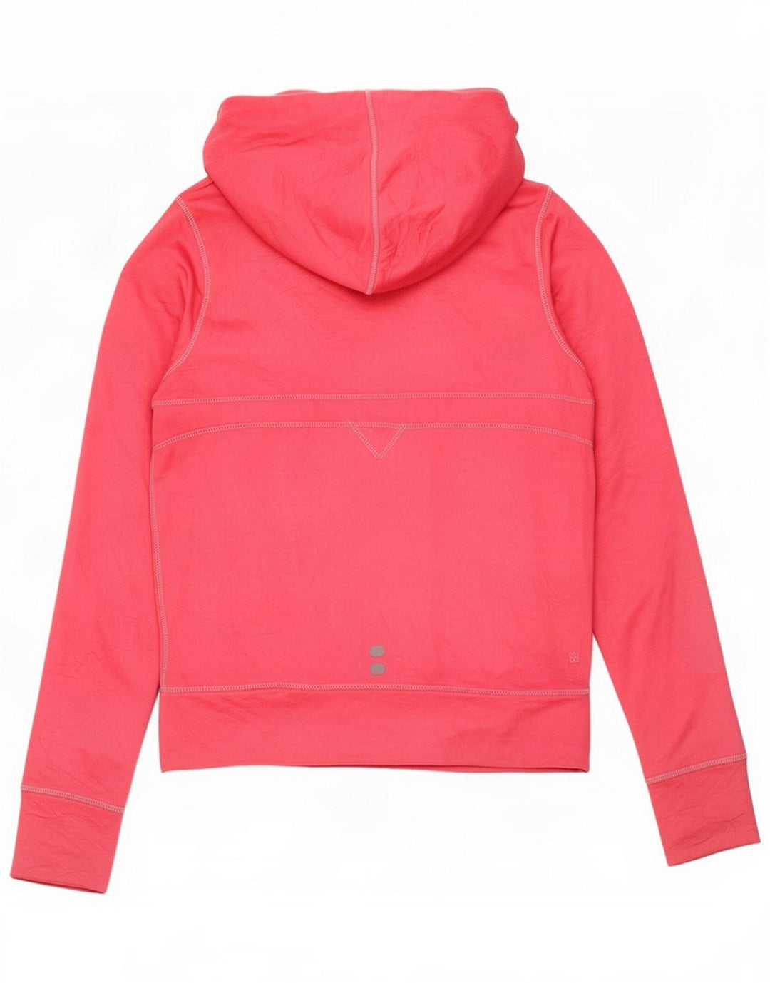 Suéter con capucha y cremallera Nike para mujer UK 10/12 Poliéster rosa medio