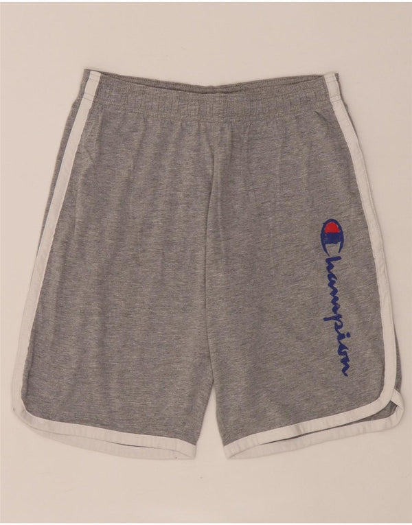 Champion Shorts deportivos gráficos para niñas 11-12 años Grande gris Colorblock