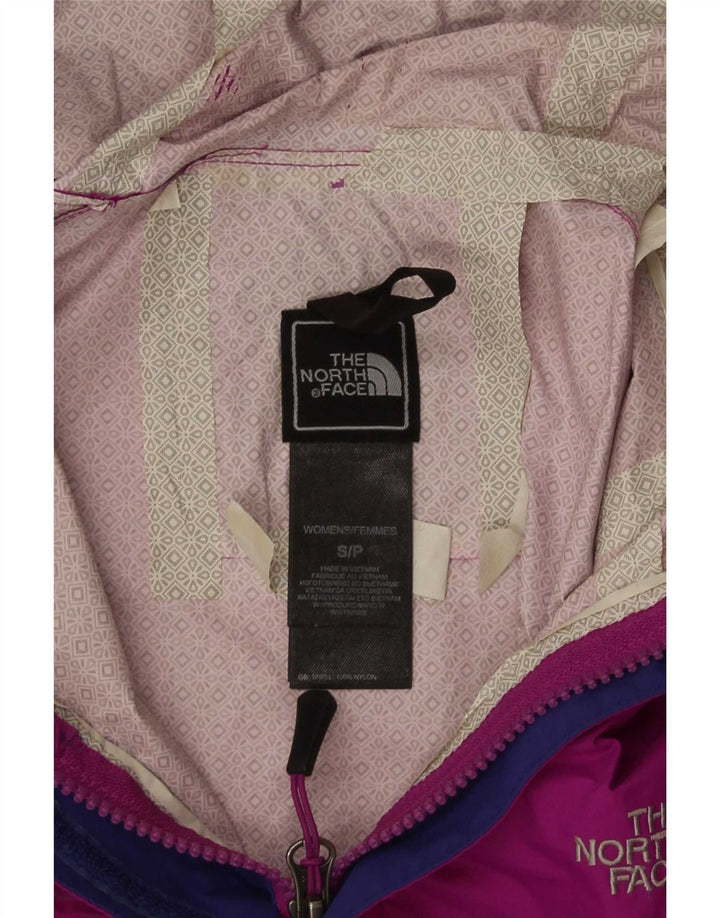 The North Face Chaqueta impermeable con capucha para mujer UK 10 Small Granate Nylon