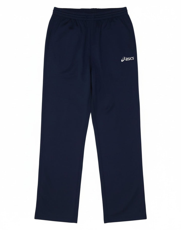 ASICS Mens Tracksuit Trousers XL  Navy Blue Polyester