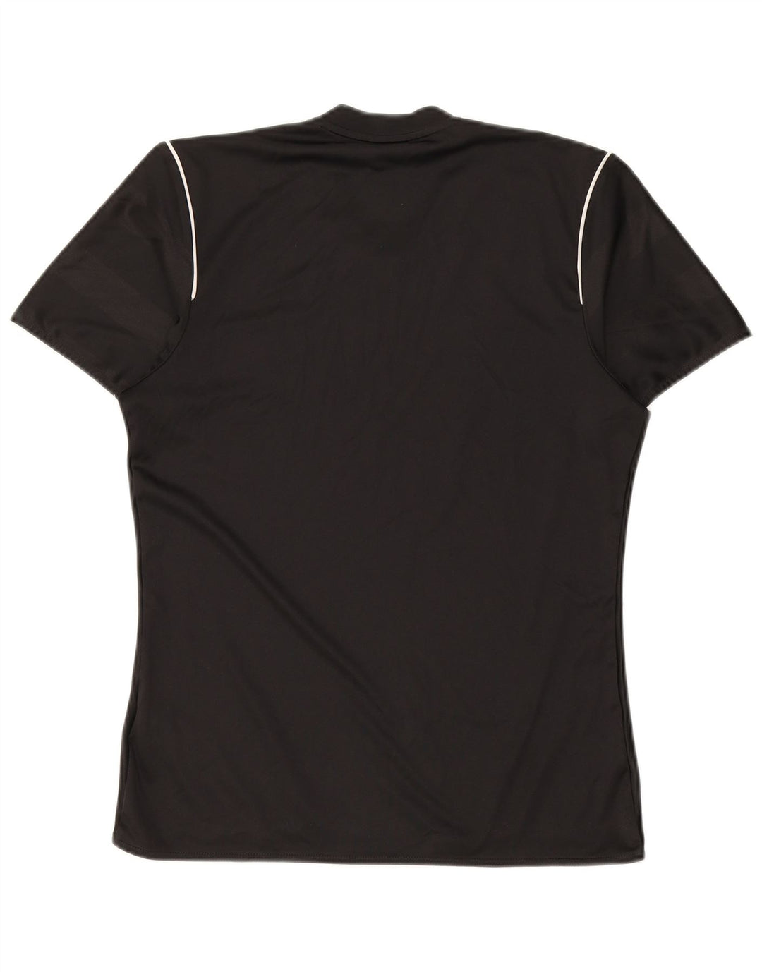 ADIDAS Camiseta gráfica Climalite para hombre Top pequeño poliéster a rayas negras