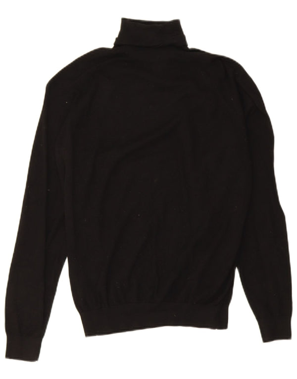 Zara Mujer Roll Neck Jumper Sweater UK 10 Small Negro