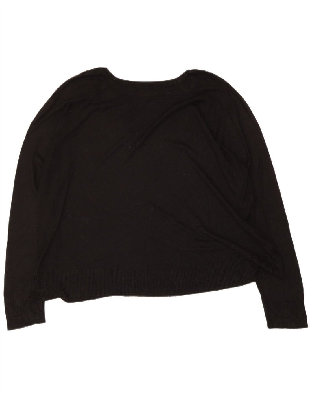 Zara - Jersey con cuello barco para mujer, talla 40, talla M, color negro