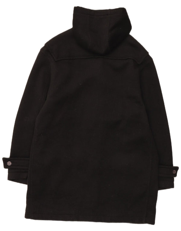 McNeil & Grant Trenca extragrande con capucha para mujer UK 46 Lana negra grande