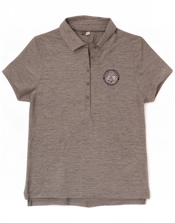 Under Armour Polo Heat Gear para mujer Reino Unido 44 Poliéster moteado gris grande