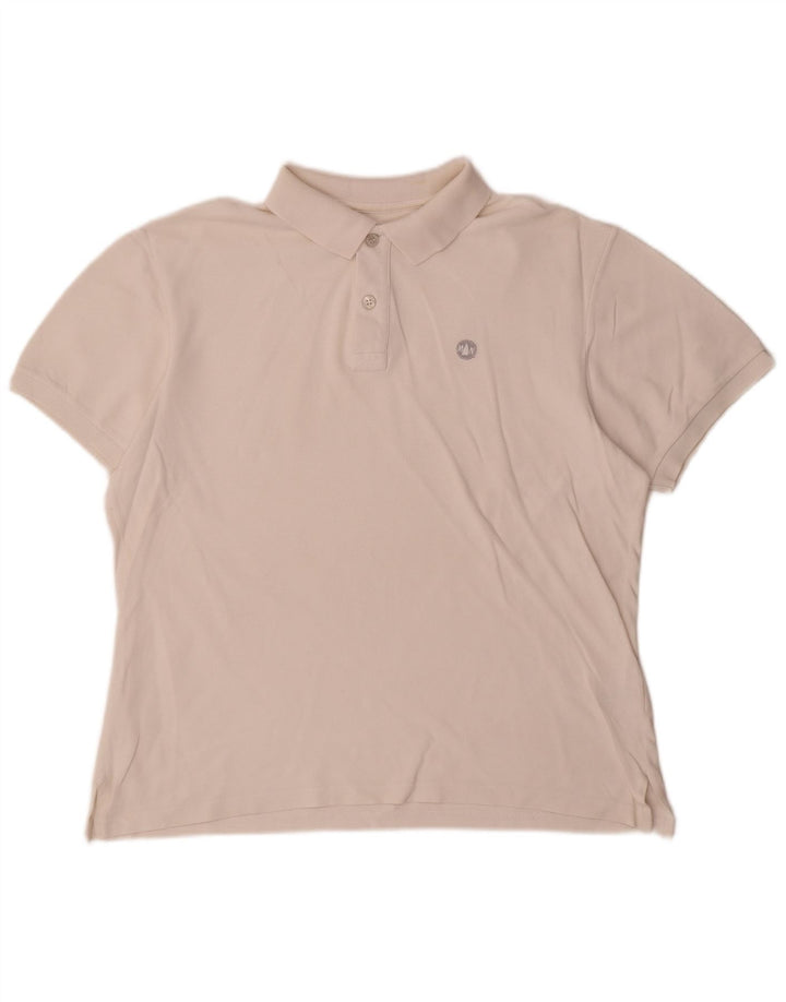 Murphy & Nye Polo para mujer UK 46 Grande Algodón blanco