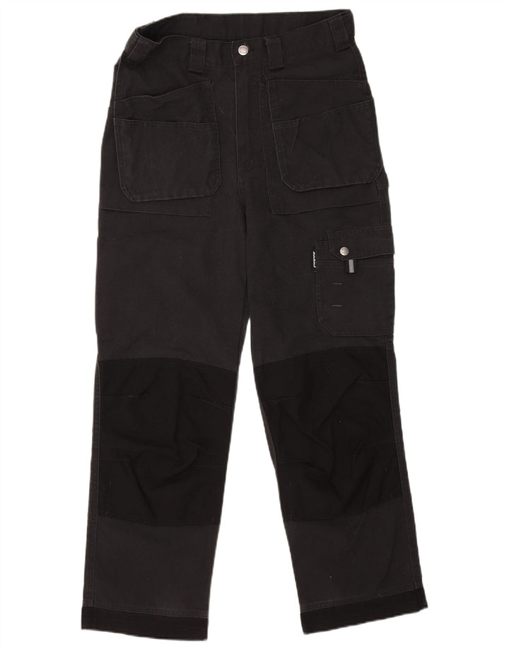 Dickies Pantalones cargo rectos para hombre W30 L28 Poliéster negro