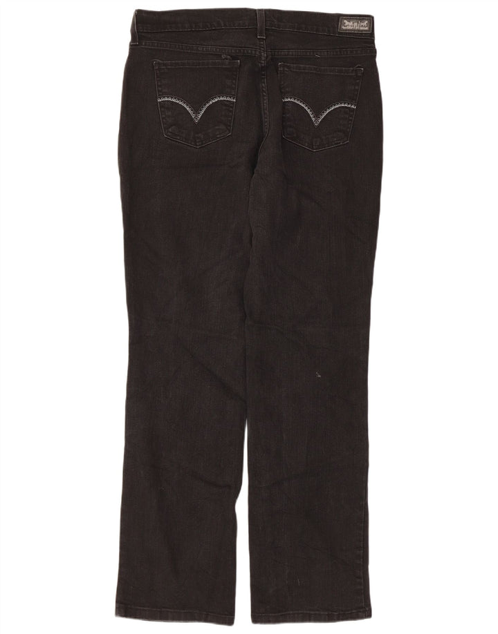 Levi's Mujer 505 Vaqueros Rectos W31 L32 Algodón Negro