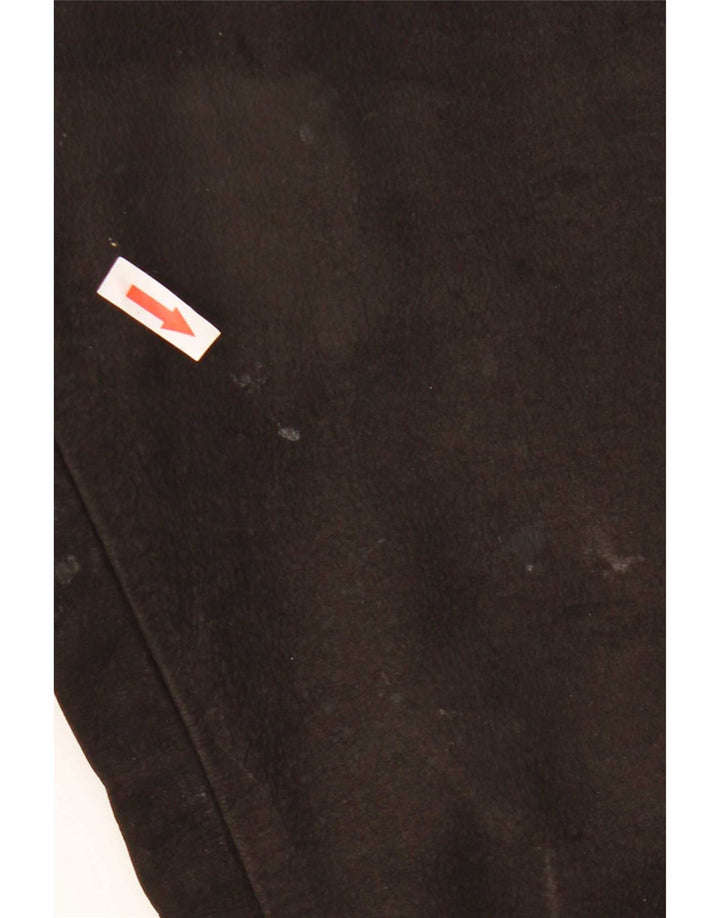 Tom Ramsey Pantalones de cuero delgados para hombre EU 48 Medium W32 L29 Cuero marrón