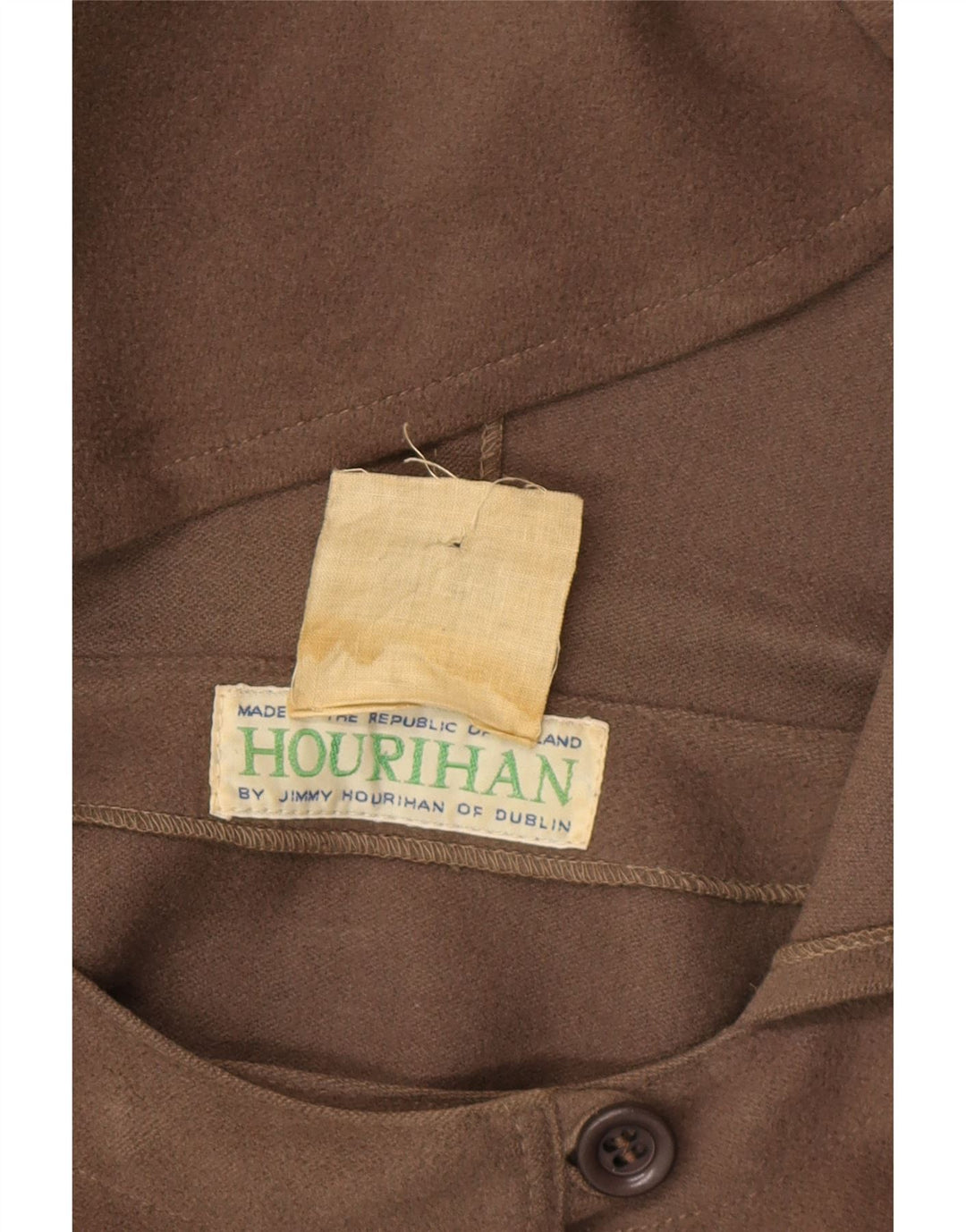 Jimmy Hourihan Abrigo Poncho Mujer Talla Única Lana Marrón