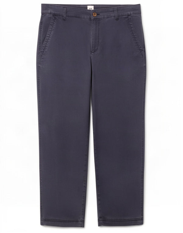 Gap Pantalones Chinos Girlfriend Crop para Mujer UK 12 Medium W32 L26 Azul Marino