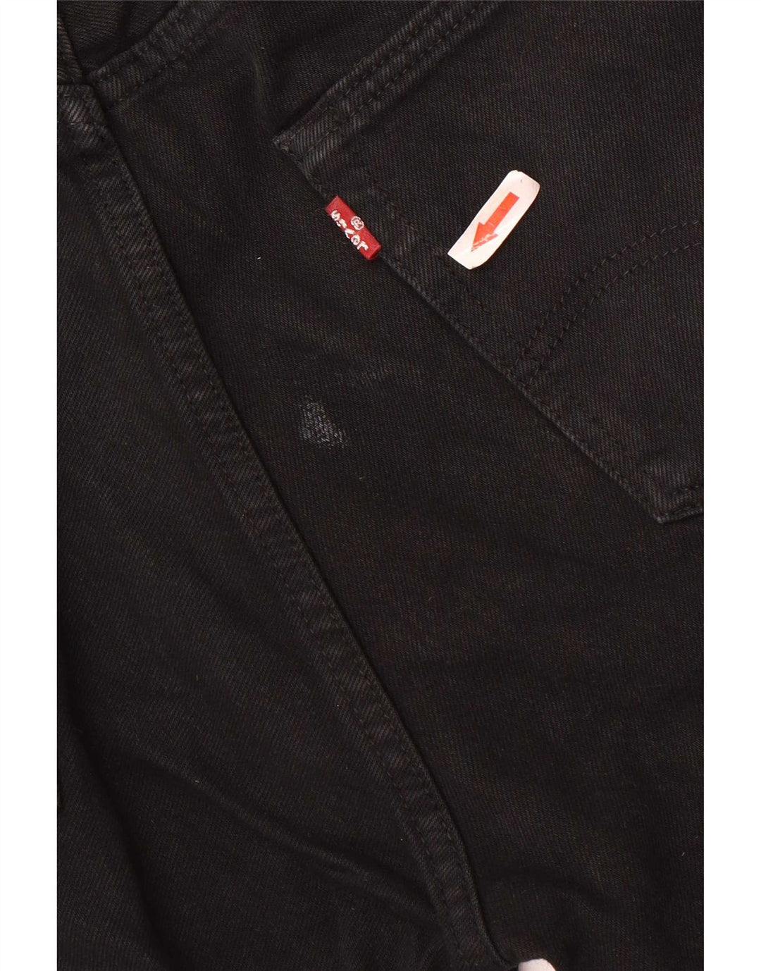 Levi's Jeans rectos 501 para hombre W32 L34 Algodón negro