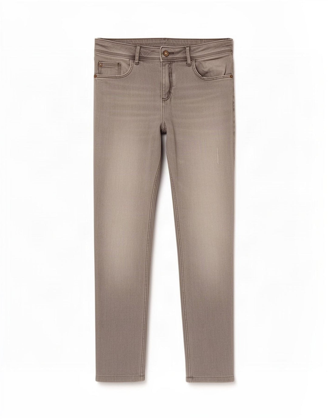 Zara Jeans Cortos Para Mujer EU 38 Small W28 L24 Gris