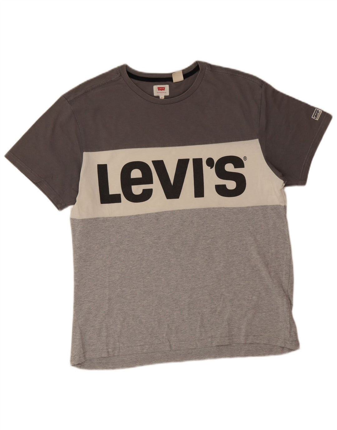 Levi's Camiseta gráfica para hombre Top mediano multicolor con bloques de color