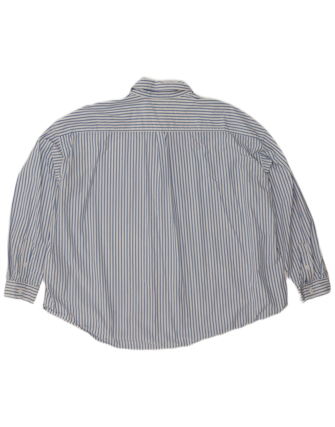 Levi's Camisa extragrande para mujer UK 44 Algodón a rayas azul medio