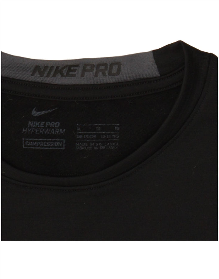 Nike Camiseta gráfica de manga larga para niños 13-14 años XL Negro