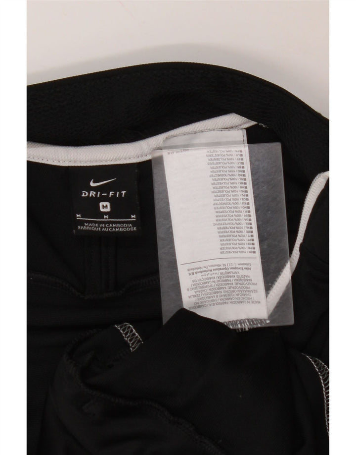 NIKE Hombre Chándal Top Jacket Medium Negro Colorblock Poliéster