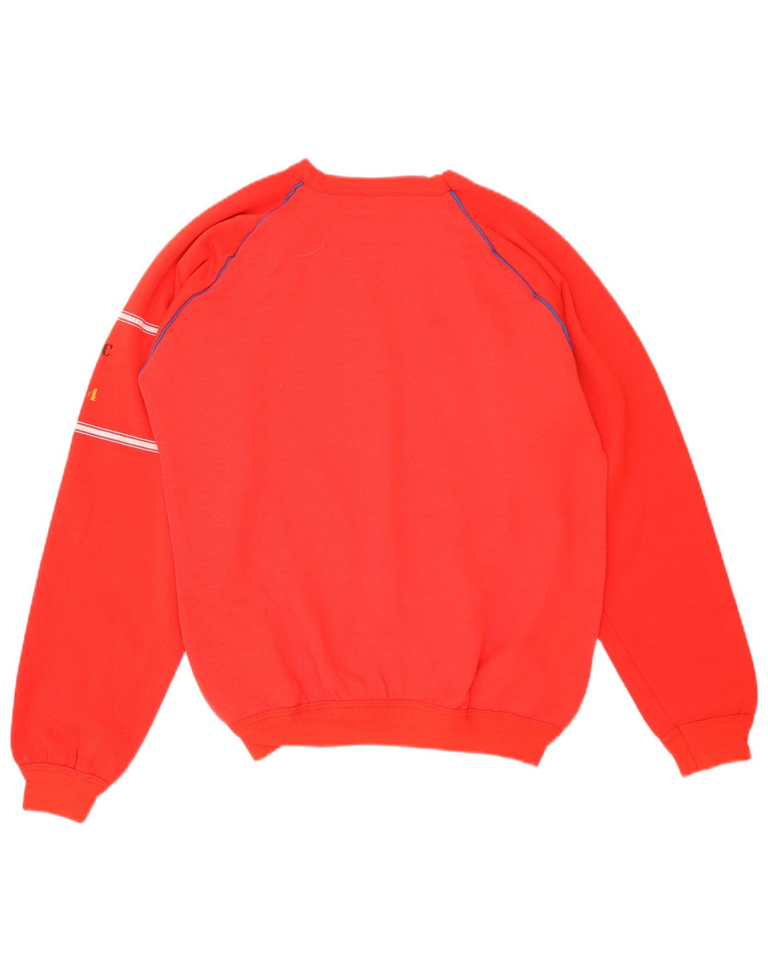 Samar Mens Graphic Sudadera Jumper Grande Acrílico Rojo