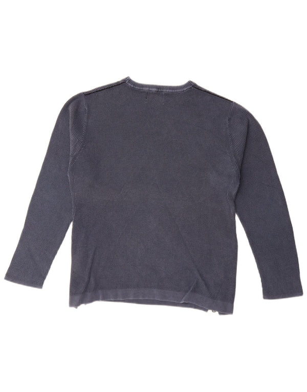 Zara Jersey Cuello Redondo Niño 13-14 Años Azul Marino