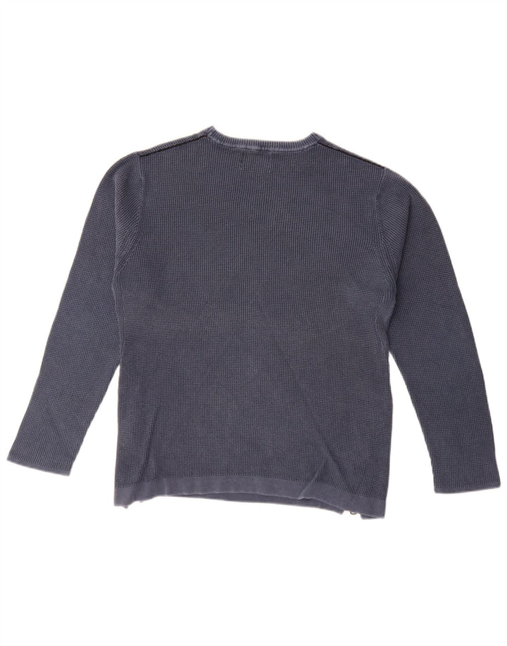 Zara Jersey Cuello Redondo Niño 13-14 Años Azul Marino