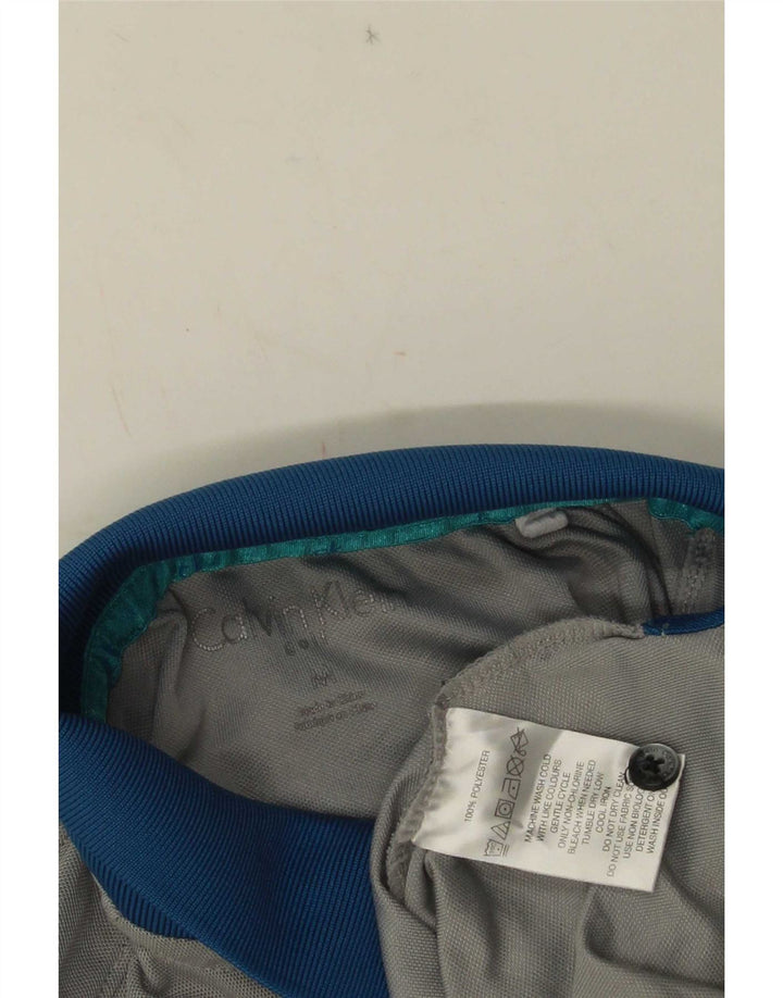 Polo Calvin Klein para hombre Poliéster color block gris medio