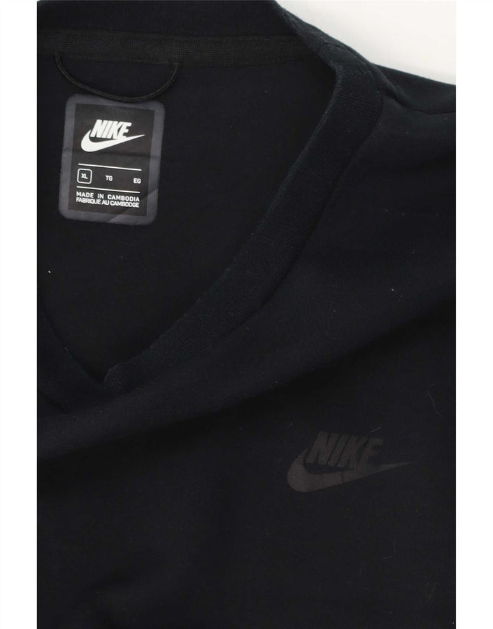 Camiseta Nike Hombre Manga Larga XL Azul Marino