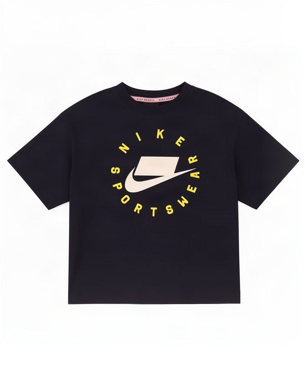 Nike Camiseta gráfica extragrande para mujer UK 10 Small Azul marino Algodón