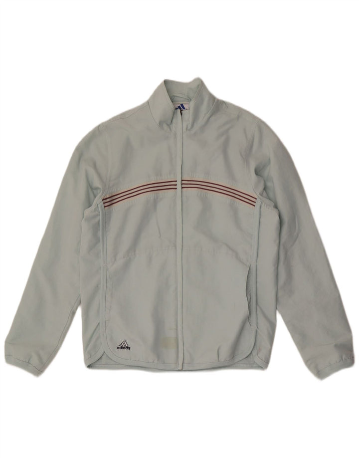 Adidas Chaqueta Chándal Niño 15-16 Años Verde Rayas Poliéster