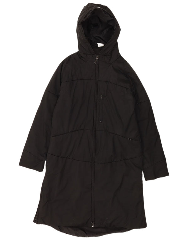 Adidas Abrigo cortavientos con capucha para mujer UK 46 Grande Poliéster negro