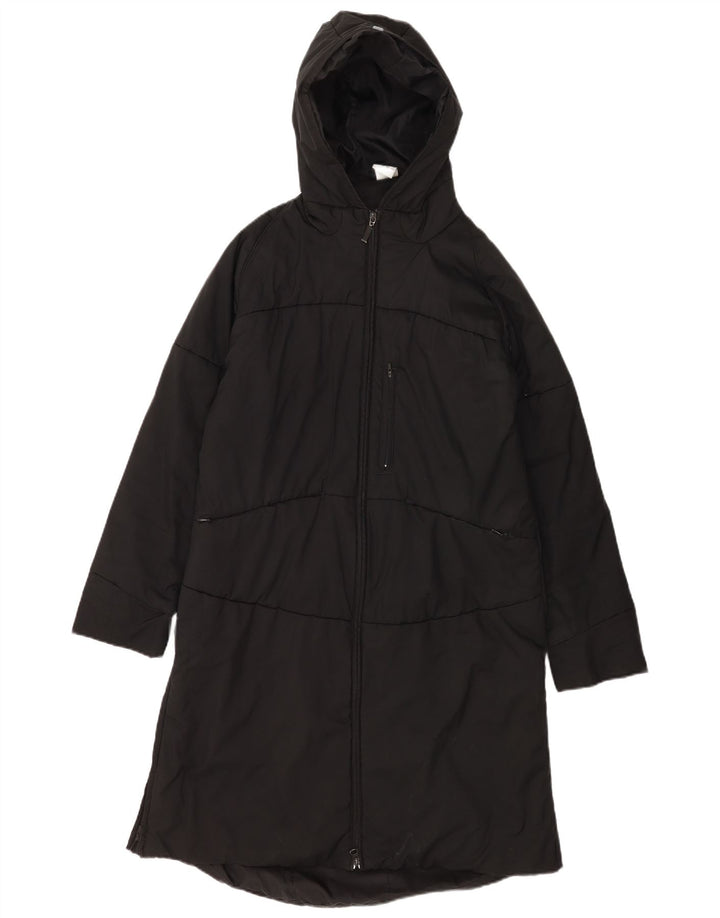 Adidas Abrigo cortavientos con capucha para mujer UK 46 Grande Poliéster negro