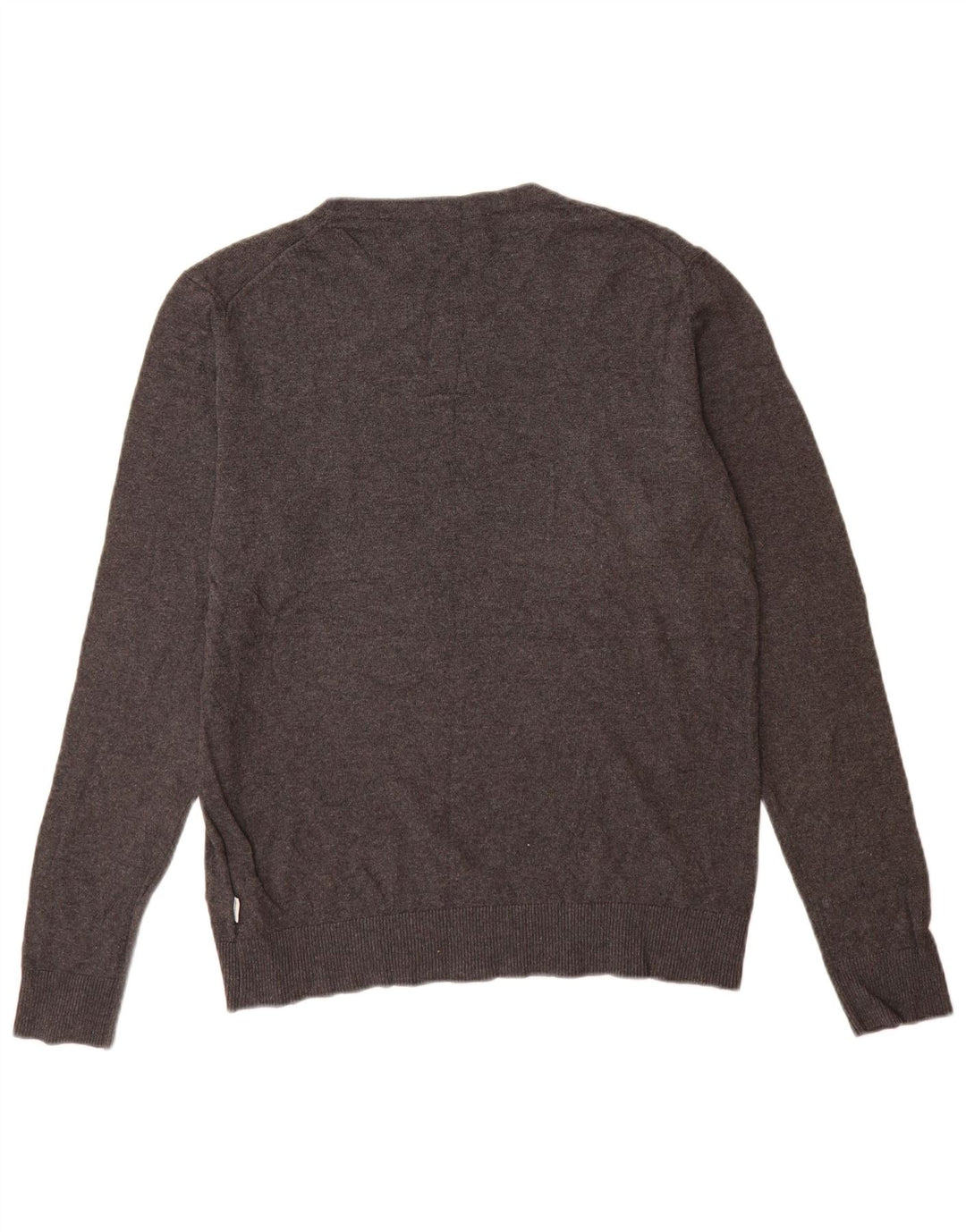 Jersey Jack & Jones Hombre con Cuello Redondo de Algodón Gris Medio