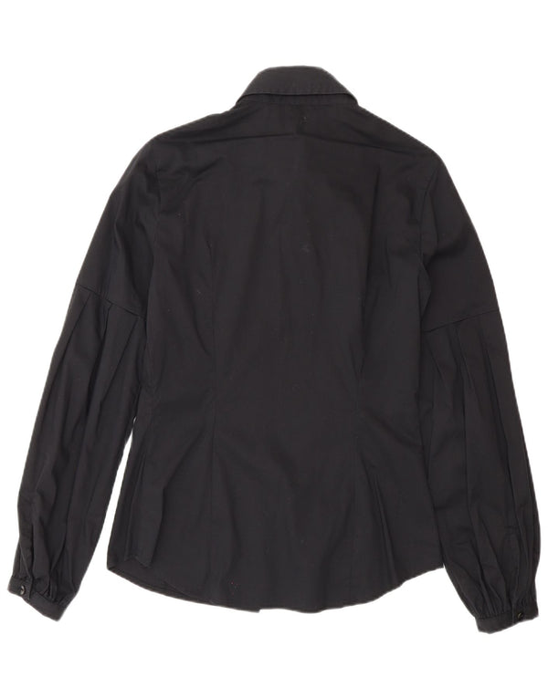 Camisa Benetton Mujer ES 42 Mediano Negro