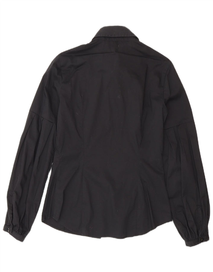 Camisa Benetton Mujer ES 42 Mediano Negro