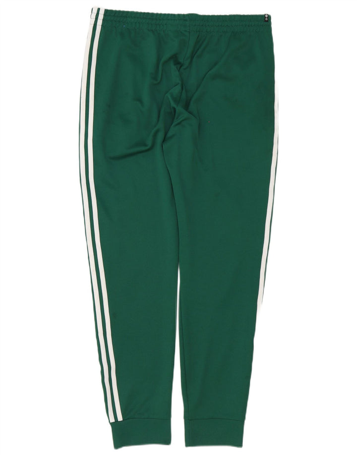 Adidas Hombre Pantalones De Chándal Joggers Grande Verde Poliéster