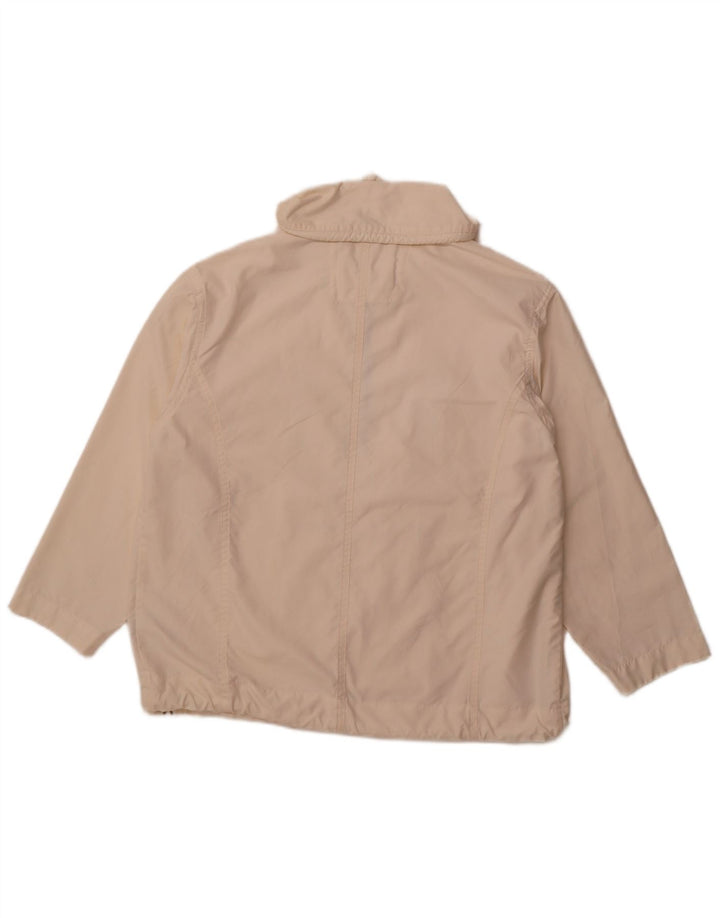 AIRFIELD Womens Oversized Anorak Jacket EU 36 Small Beige Polyester