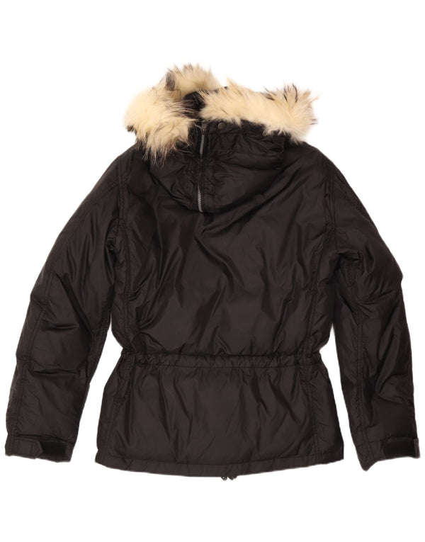 Chaqueta cortavientos con capucha para mujer Jet Set UK 46 Large Nylon negro