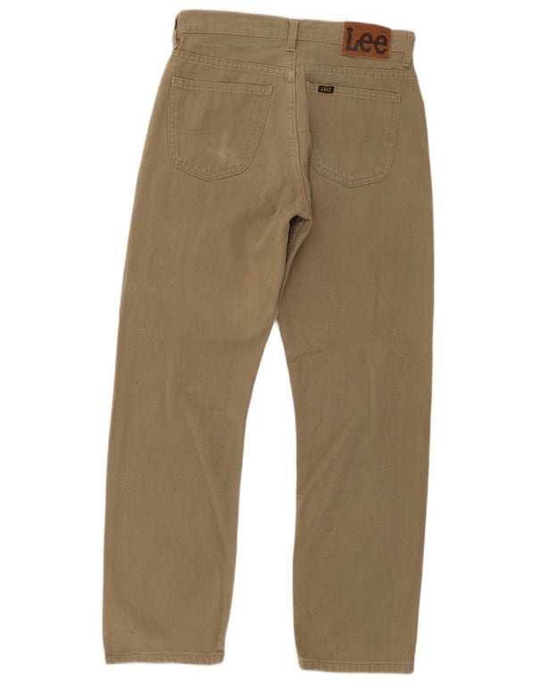 Lee Pantalones Portland Rectos Casuales para Hombre W30 L30 Algodón Caqui