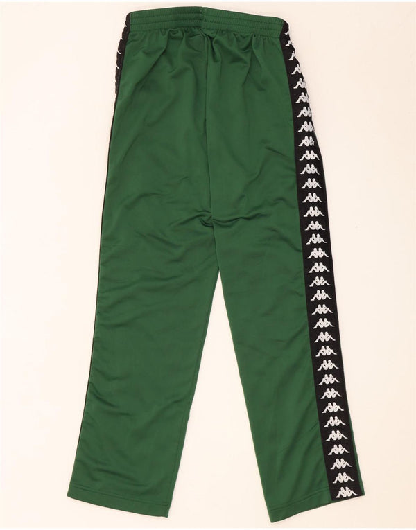 Kappa Hombre Pantalones De Chándal Gráfico Poliéster Color Block Verde Medio