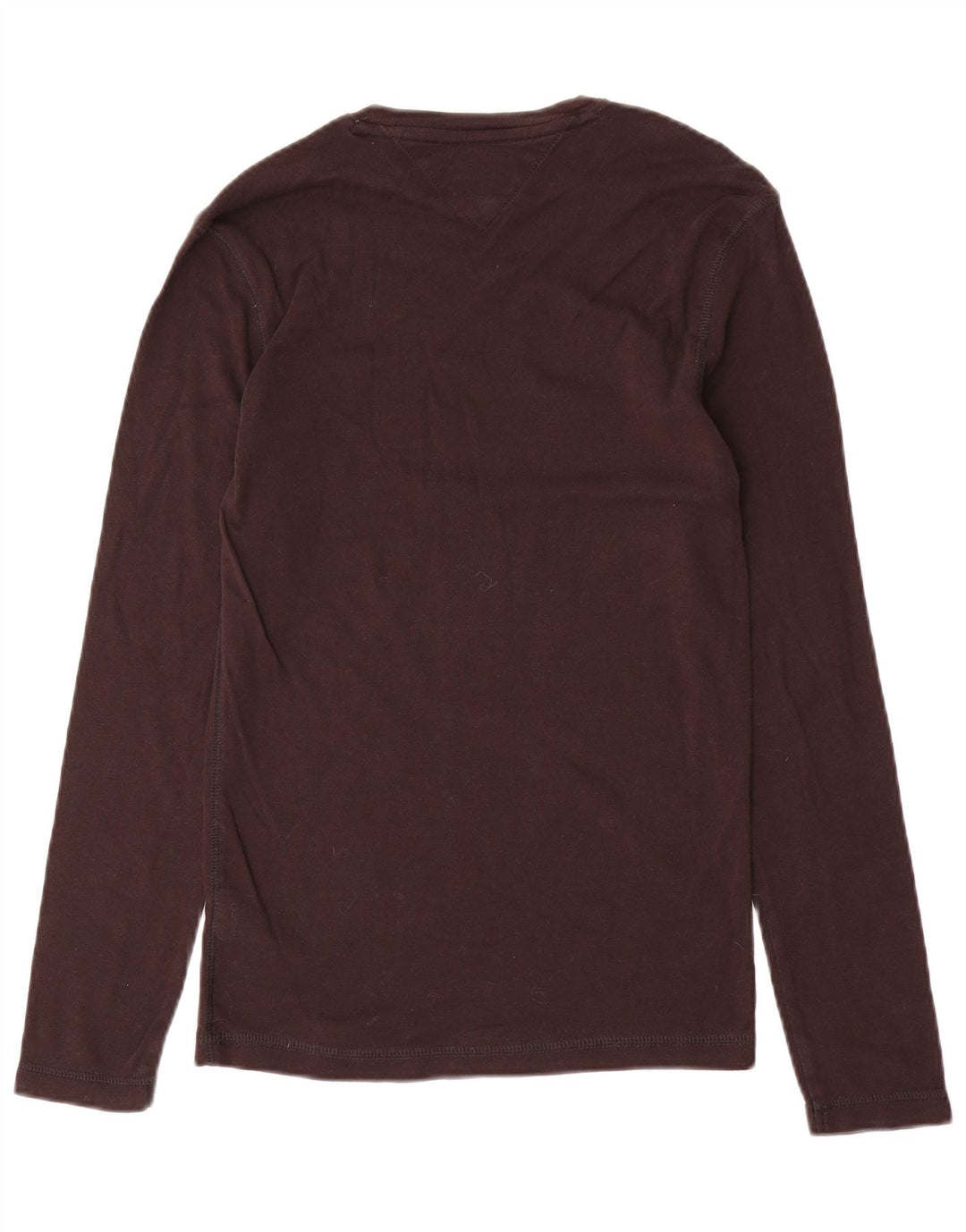 Tommy Hilfiger Top para mujer de manga larga UK 12 Algodón marrón medio