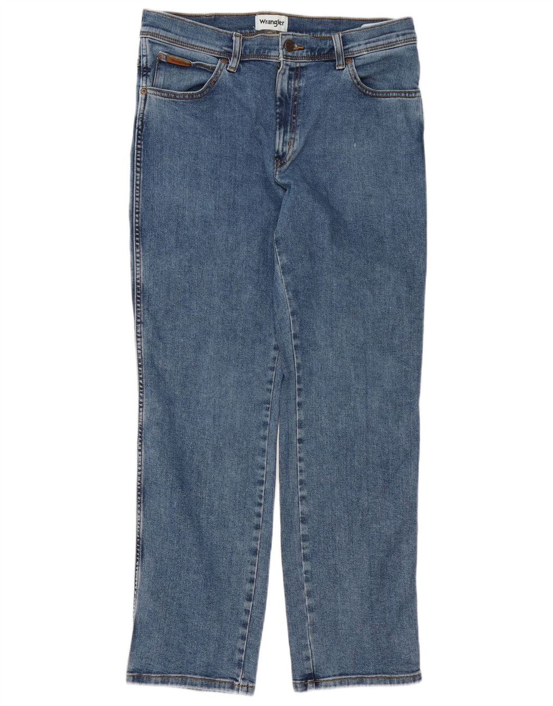 Wrangler Vaqueros rectos Texas para hombre W34 L32 Algodón azul