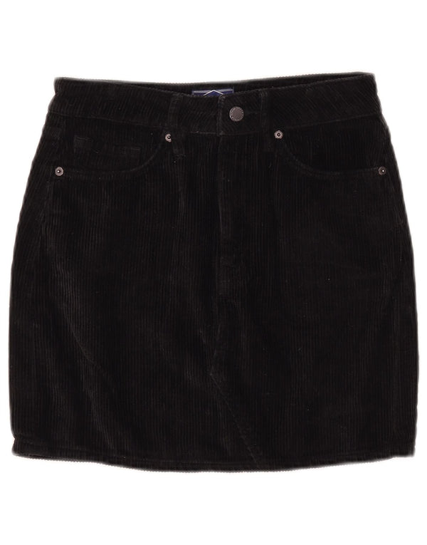 Minifalda De Pana Superdry Mujer W26 Small Black Cotton