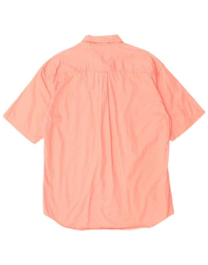 Camisa Dockers Hombre Manga Corta Algodón Rosa Medio