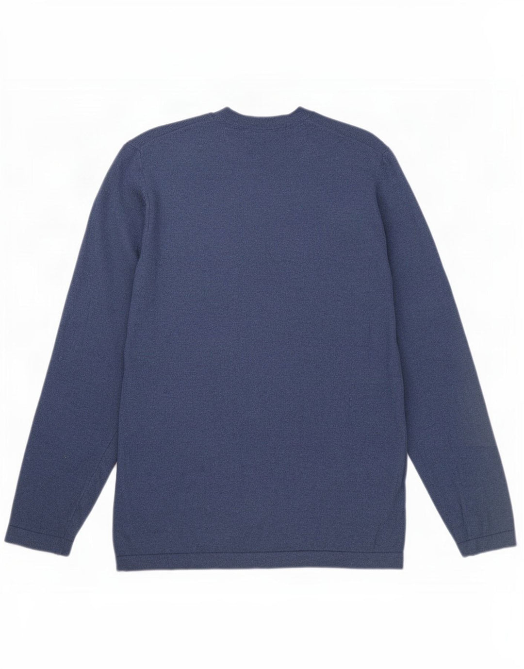 Eddie Bauer - Jersey con cuello en V para hombre, talla pequeña, algodón azul