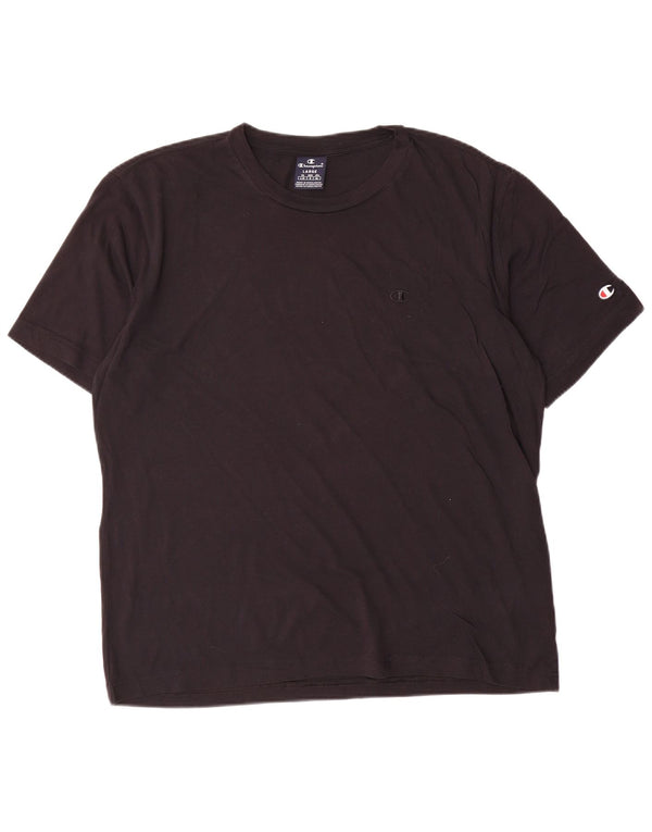 Champion Camiseta Hombre Top Grande Algodón Negro
