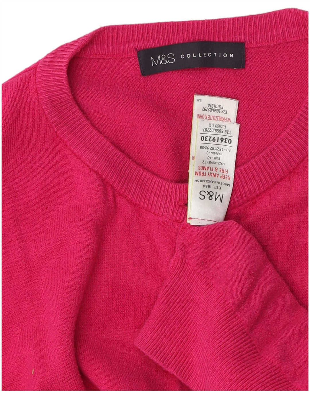 Marks & Spencer - Cárdigan para mujer, talla 40, viscosa rosa mediana