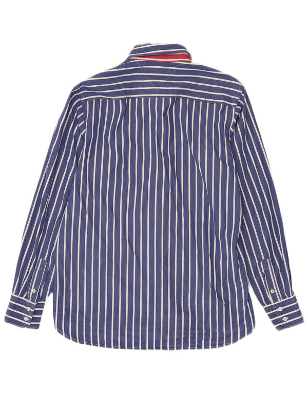 Camisa Tommy Hilfiger Hombre Small Azul Rayas