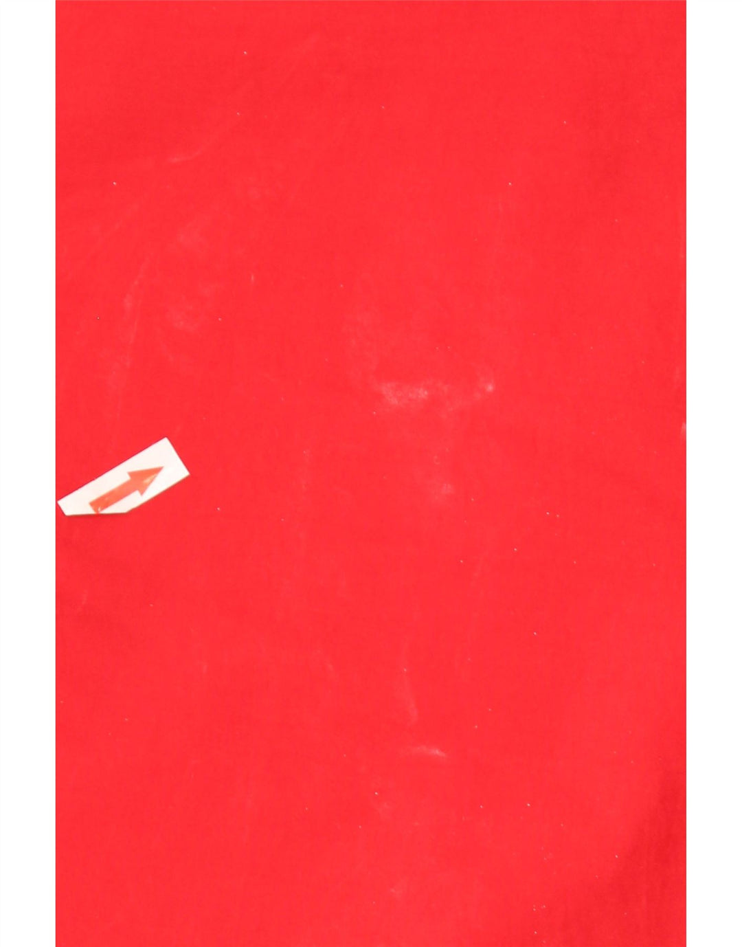 Vintage hombres chaqueta de esquí con capucha Reino Unido 42 XL rojo colorblock poliéster