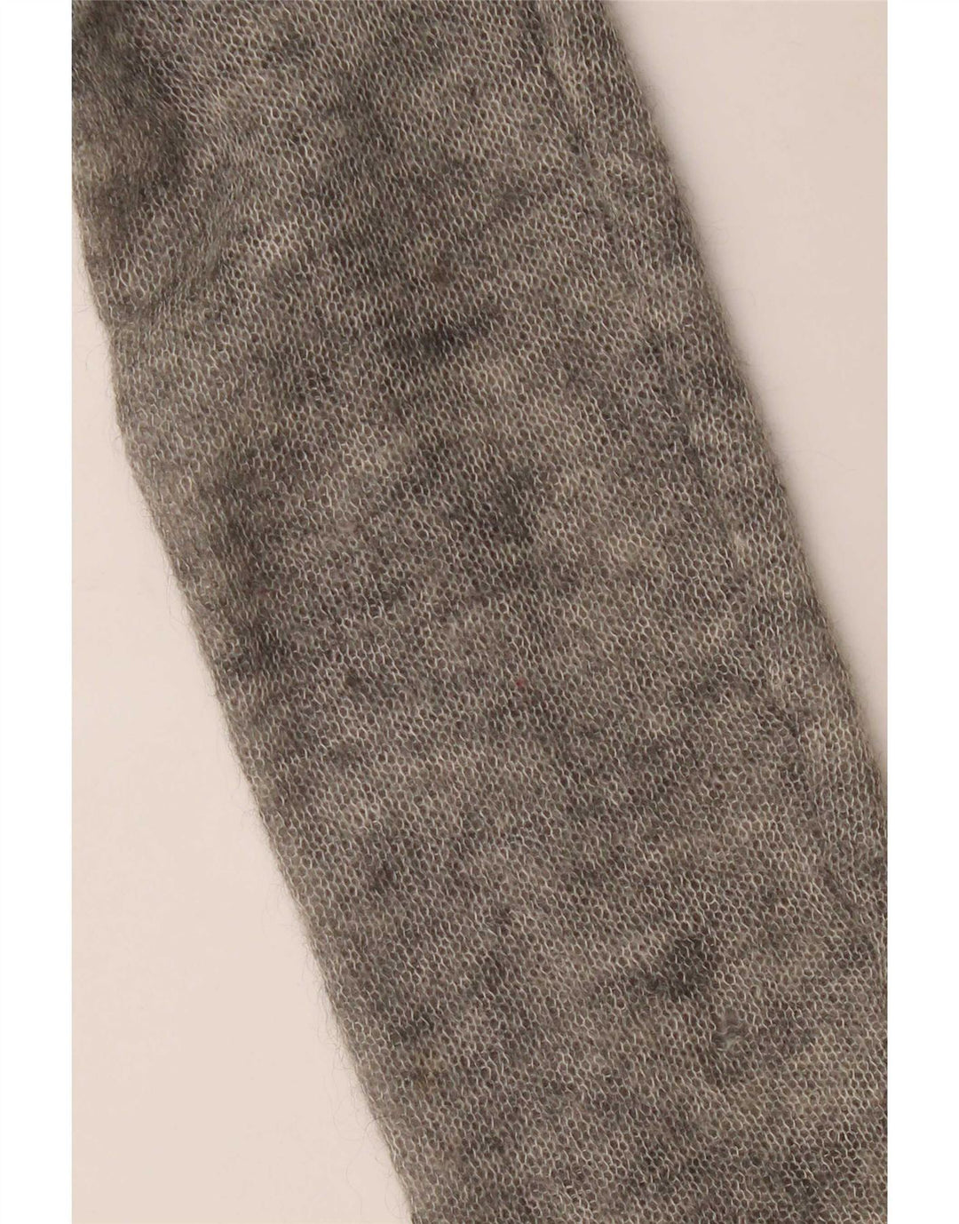 Vintage mujer Cardigan suéter Reino Unido 16 grande gris moteado elastano